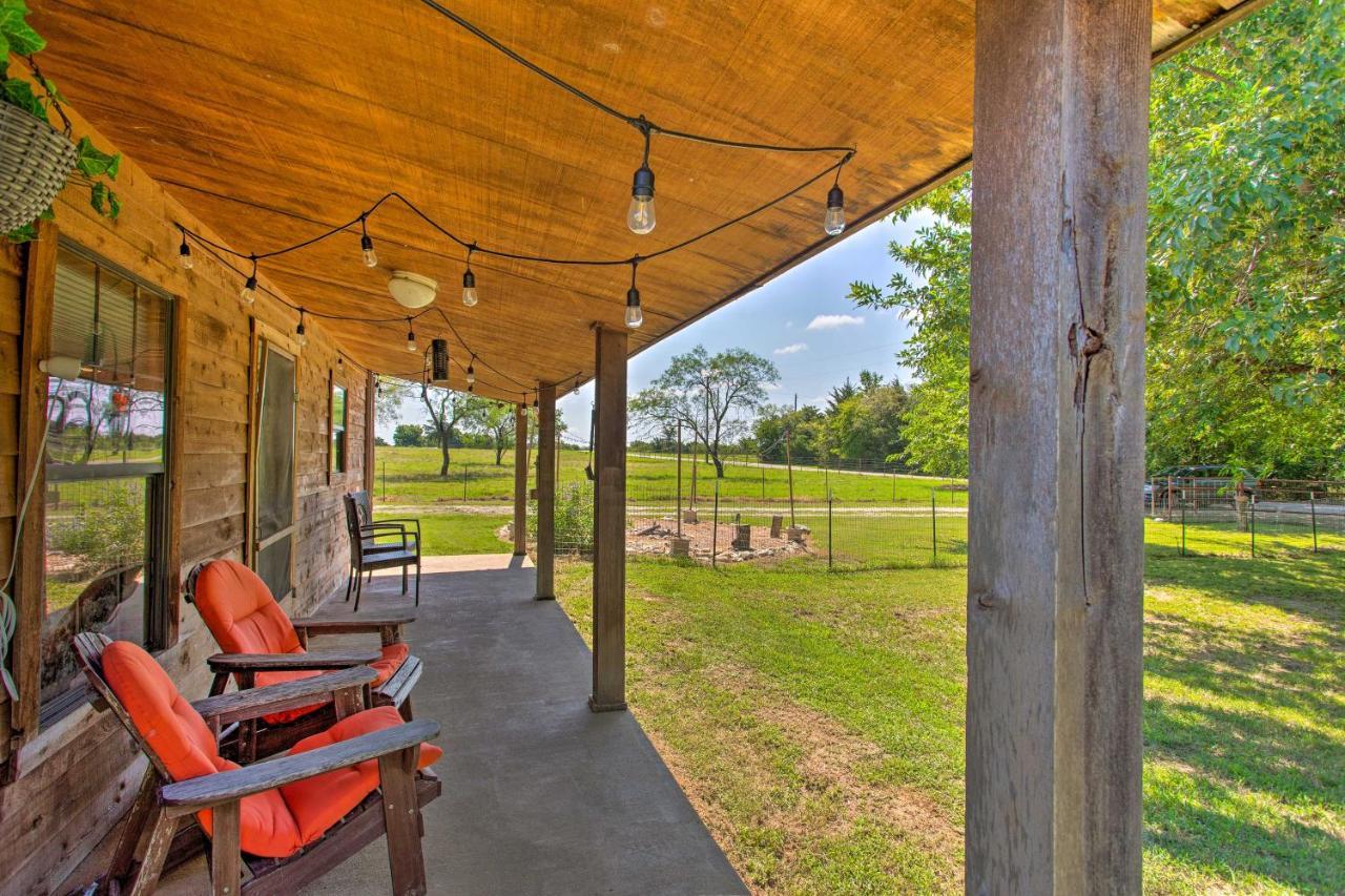 Texas Cabin On 130 Acres Walk To Lake Ray Roberts Collinsville Esterno foto